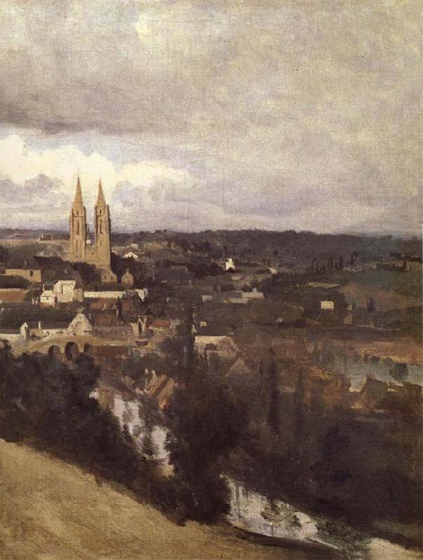 Corot Camille View of Saint-It Sweden oil painting art